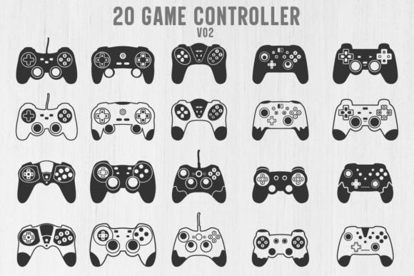 Download Game Controller SVG, Gaming Silhouettes - Gaming Collection