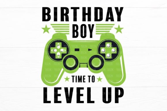 Download Birthday Boy Time to Level Up Gaming - Gaming Collection
