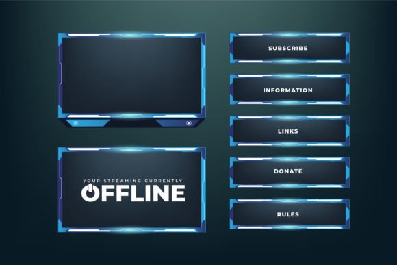 Download Gaming Frame and Streaming Template - Gaming Collection